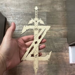 Legend of Zelda custom wood fridge magnet
